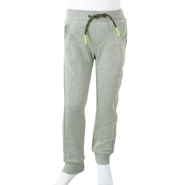 Børne joggingbukser, lys khaki, 92