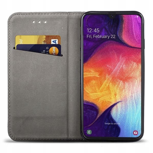 Etui til NOKIA 6 SMART MAGNET BOOKETUI LUKKET GULD