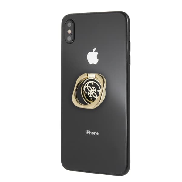 Holder, fingerring til telefon, Guess ring4G, stativ, ring, guld & sort