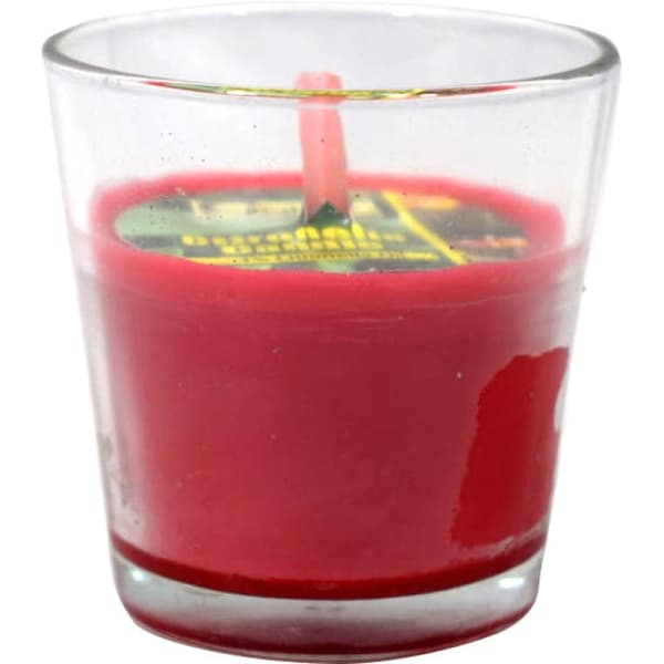 Doftljus med rött citronella för utomhusbruk