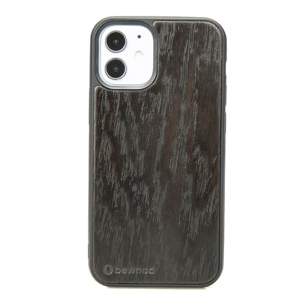 Røget egetræscover til iPhone 12 Mini