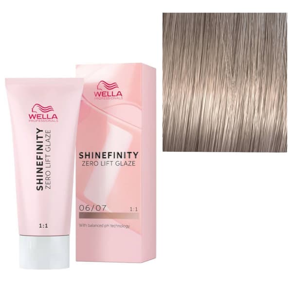 Wella Shinefinity 60 ml 06/07 Ruskea