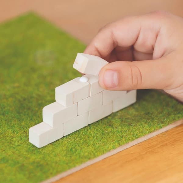 BRICK TRICK CASTLE BRICKS HVIDE 70