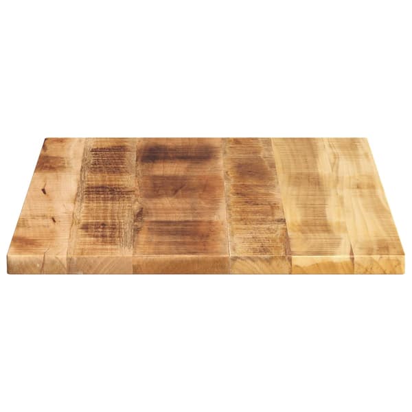 vidaXL bordplade 90x60x2,5 cm rektangulær ru mangotræ