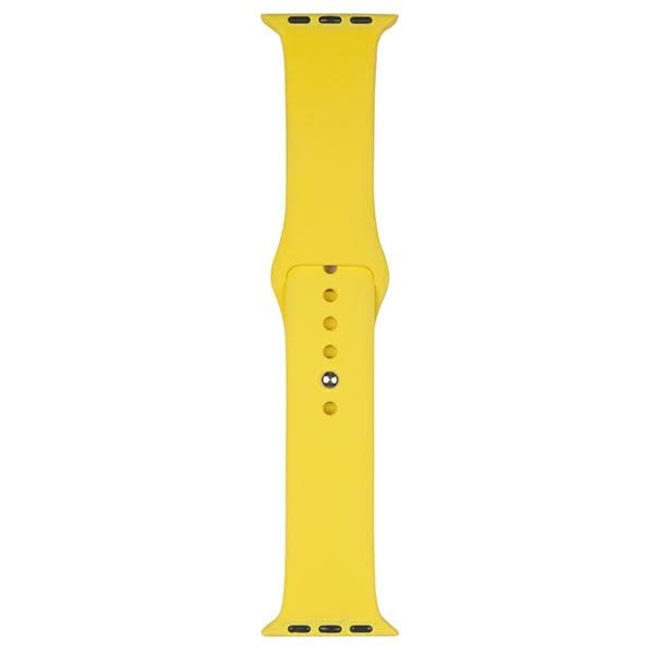 Beline Silikonerem til Apple Watch 38/40/41mm Gul