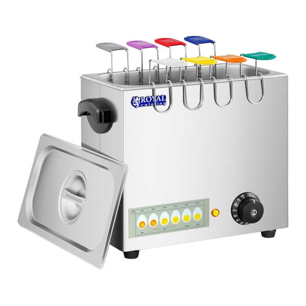 Munankeitin 8 munalle 2600W 30–110 °C + 4 munatelinettä