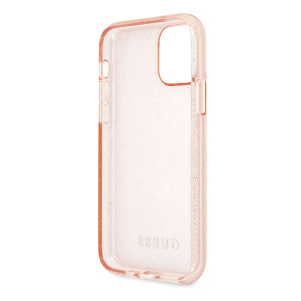 Guess Glitterskal till iPhone 11 Pro Max, Rosa