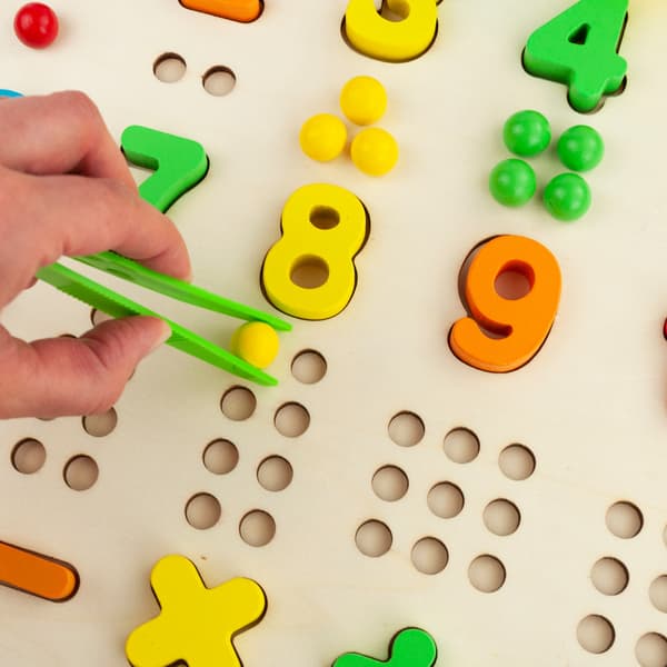 TG67012 Montessori träpussel matteinlärning
