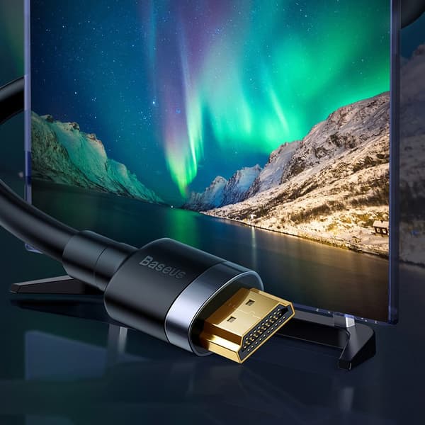 HDMI 2.0 4K 60 Hz 3D 18 Gbps 2 m sort kabel