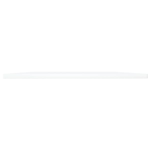 vidaXL bogreoler, 4 stk., hvide, 80x20x1,5 cm, spånplade