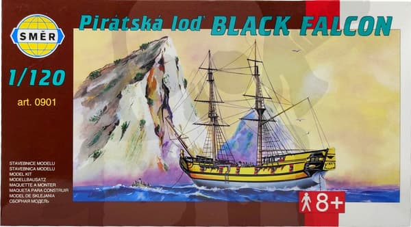 SMER0901 Black Falcon segelfartyg