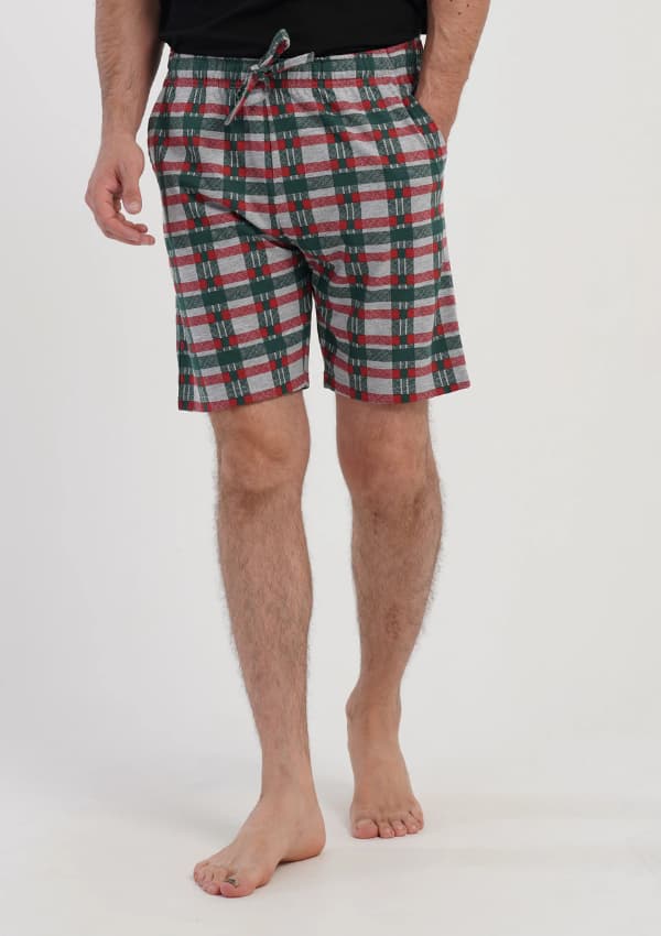 Vienetta herrbyxor L bomullsshorts med fickor för sovande