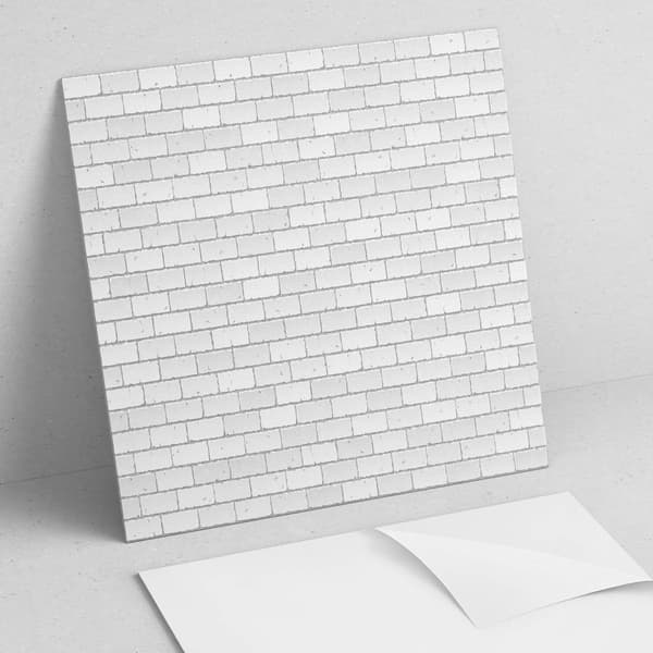 Nem montering af vinylflisesæt til murstensvæg 9x30x30 cm