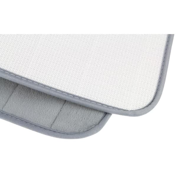 Sæt med 2 badeværelsestæpper Skridsikre tæpper