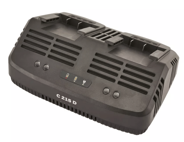 Dobbelt batterioplader STIGA C 215 D ORIGINAL!