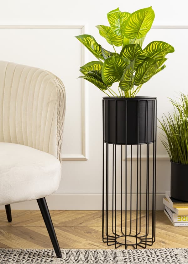 Moderne blomsterstativ med låg 55 cm LOFT