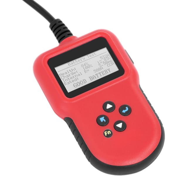 LCD 12/24 V batteridiagnostikmätare