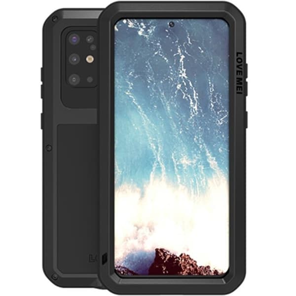 Love Mei Powerful Defender-cover til Samsung Galaxy S20 Plus, sort