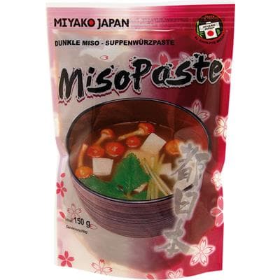 Mørk miso suppe pasta 150g - Miyako