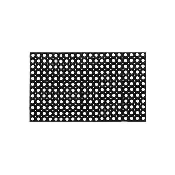 TAM7654 REKTANGULÆR ÅBEN GUMMI DØRMÅTTE 40X60CM