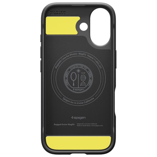 Spigen Rugged Armor MagSafe -kotelo iPhone 17:lle, musta