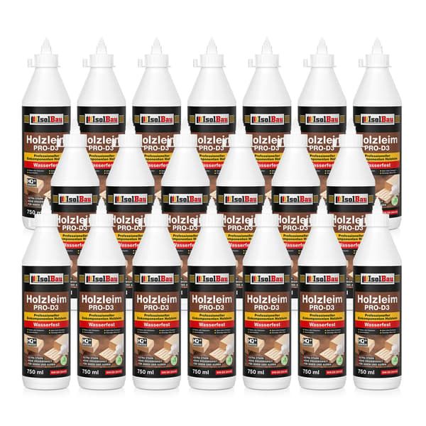 IsolBau Puuliima PRO D3 Puuliima 20 x 750 ml