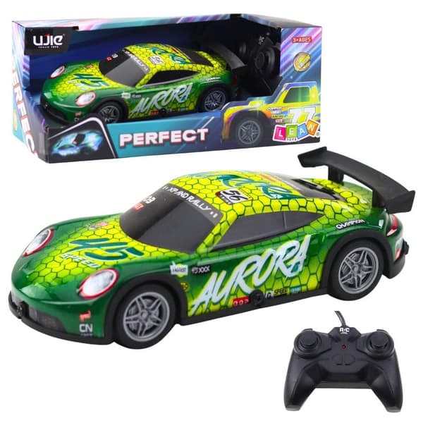 R/C racer med lysende karosseri