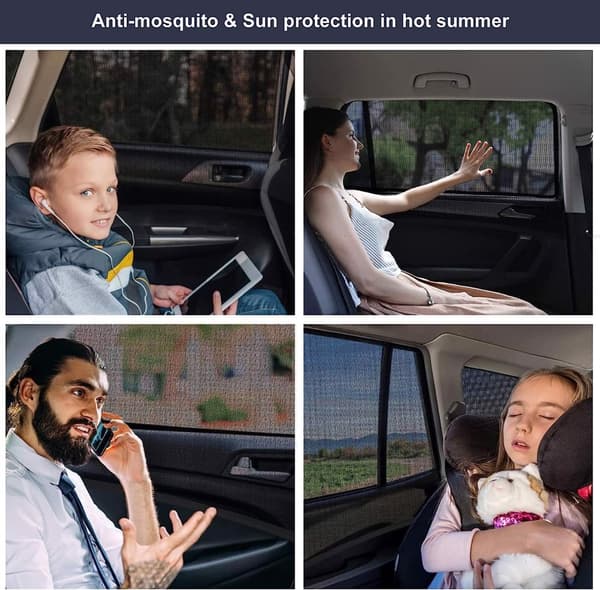 Solskærm til bilrude, 2 stk.