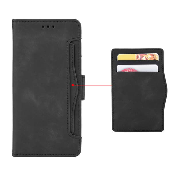 Realme 16 5G Flip-etui, Kortholder, Sort