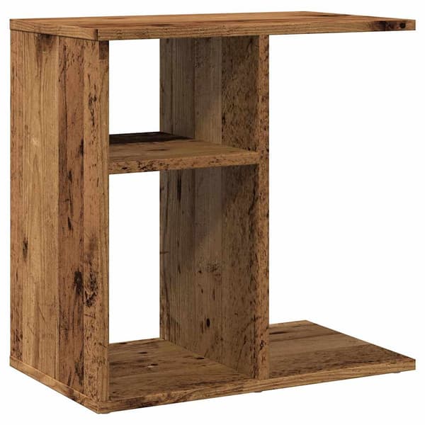 vidaXL sidebord, antik træ, 50x30x50 cm
