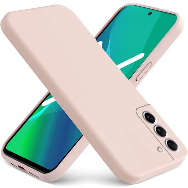 Etui til Samsung Galaxy S21 FE, Silicone Lite, pink