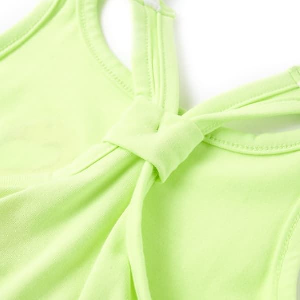 Børne camisole, neon gul, 116