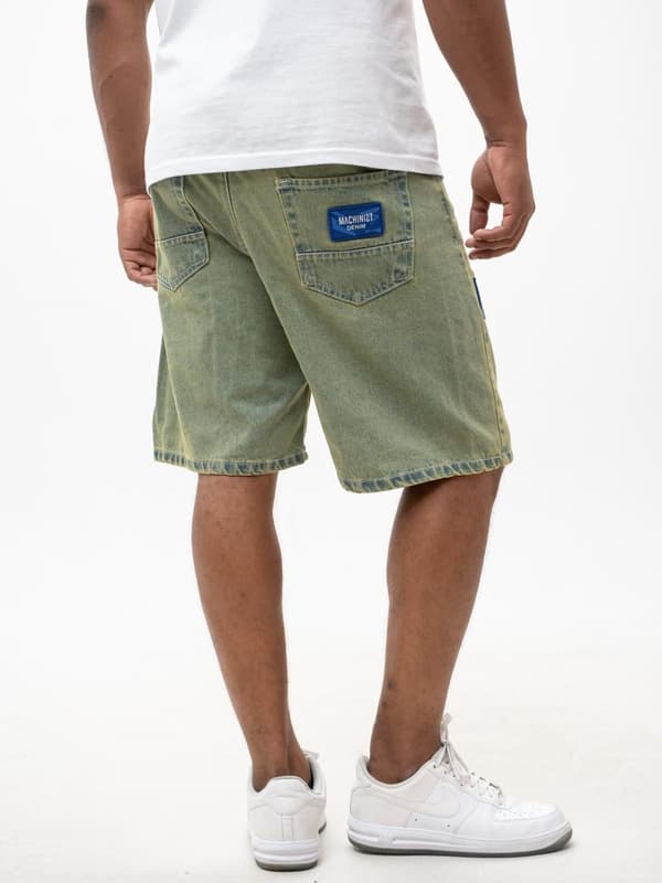 Herr Gröna MyStars Blå Basic Jeansshorts 29