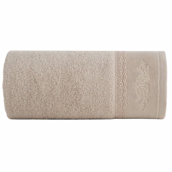 SISI-pyyhe pitsillä 30x50 cm beige