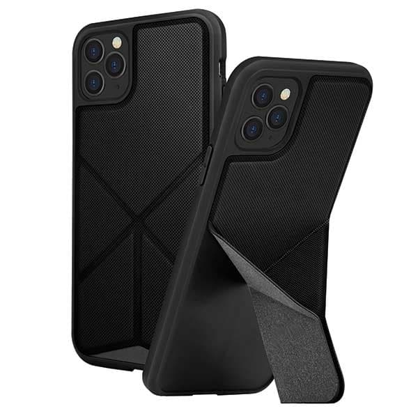 UNIQ Transforma iPhone 11 Pro Max cover sort/ebenholt sort