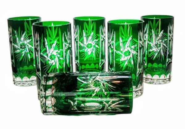 Emerald Crystal vattenglas 320ml olivkvarn