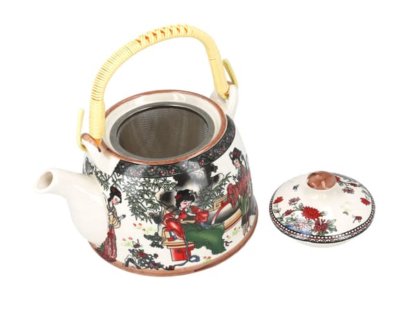Keramisk elkedel med infuser