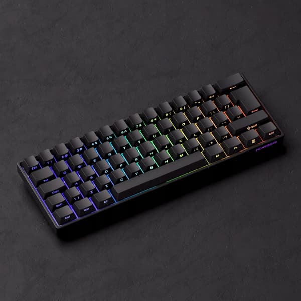 MonsGeek Fun60 Pro Magnetisk Tastatur - Sort Sideprint Rapid Trigger