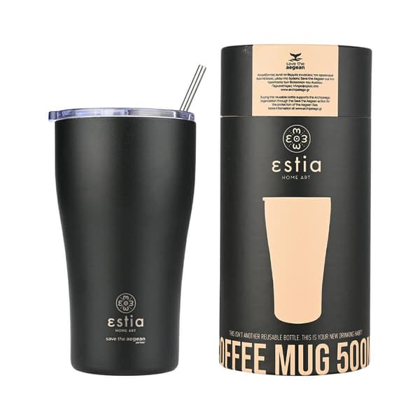 500 ml termosmugg i midnattssvart