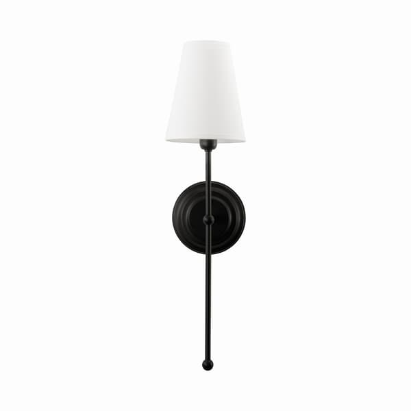 BASIC Svart VIT vägglampa - smal
