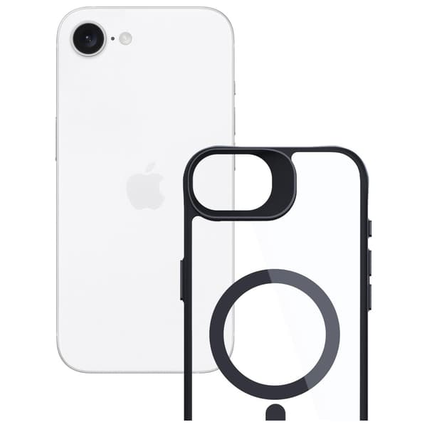 3mk Satin Armor-cover MagSafe til iPhone 16E, sort