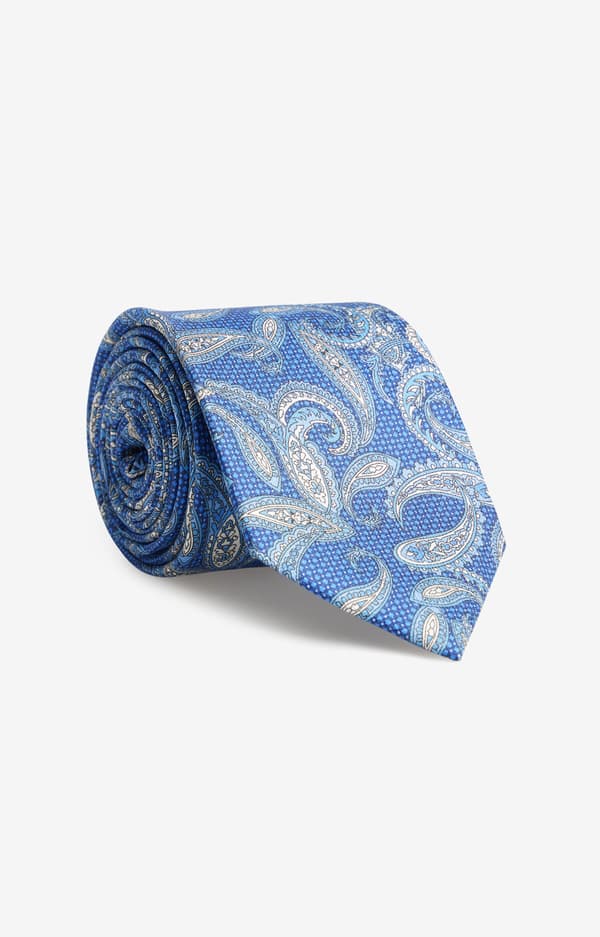 Paisley sidenslips, en storlek passar alla