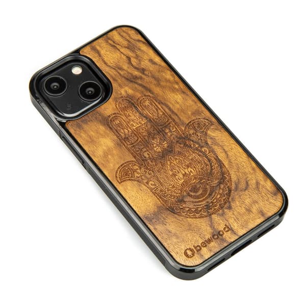 HAMSA IMBUIA Trætaske til iPhone 13 Mini