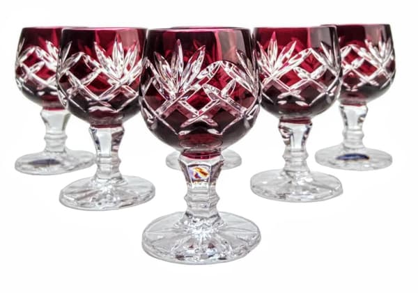 Ruby Crystal Vodka Glas 40 ml Ananas