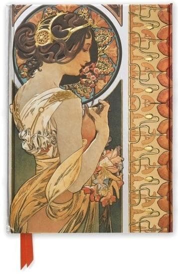 Notesbog A5 linje TW Primrose Alfons Mucha