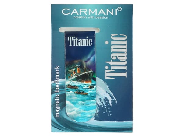 Carmani, magnetiskt bokmärke - titanic