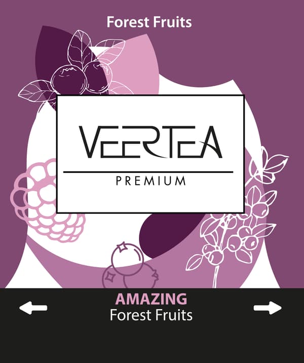 Veertea skogsfruktsinfusionsset 2 g 500 kuvert