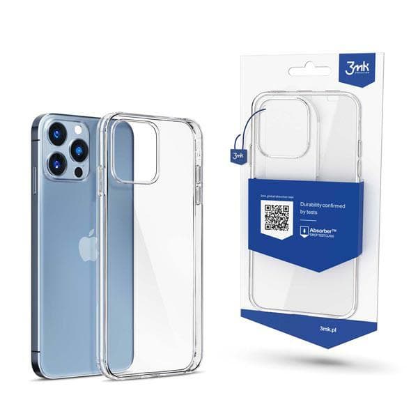 3MK Clear Cover til iPhone 13 Pro Max, gennemsigtig