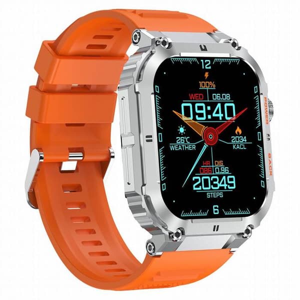 Herr smartwatch GRAVITY GT6-4 - Utföra samtal, Sömnmonitor (sg020d)