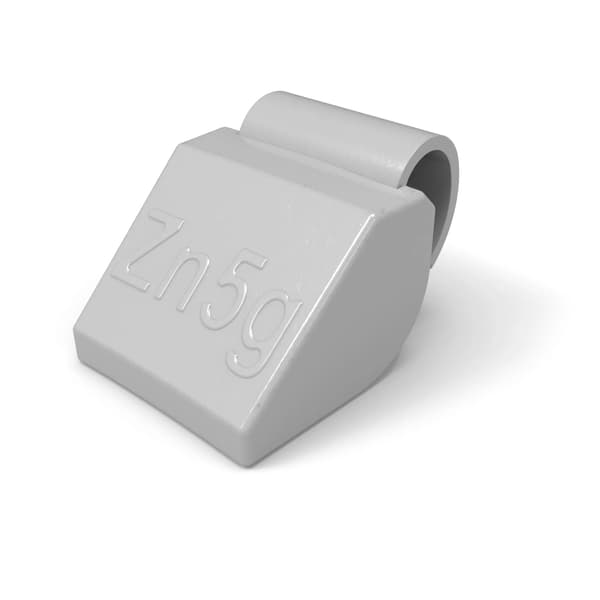 ZINKKLIPPEDE LODER TIL ALUMINIUMSFÆLGE ALU-LODER 5G 100 STK.